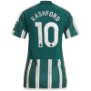 Camisola Manchester United Rashford 10 Mulher Equipamento 2ª 23/24